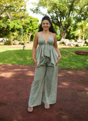 ENSEMBLE PANTALON AMBRE