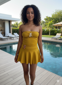 ENSEMBLE SHORT VANILLE