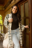 GILET CROCHET LONGO